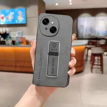 Для Tecno POP 9 Skinsheep кожаный защитный чехол для камеры для Tecno POP9 Spark GO 1 2024 магнитный держатель подставка защитный силиконовый чехол для края Tecno Spark Go 1 чёрный