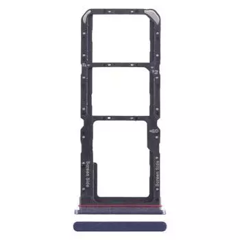 Для Tecno Spark 10 Pro KI7 Лоток для SIM-карты + Лоток для SIM-карты + Лоток для карты Micro SD синий