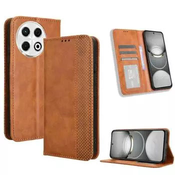 Для Tecno Spark 30 Pro 4G KL7 KL6 KL8 флип-чехол кожаный ретро роскошный кошелек держатель для книг Magent полное покрытие для Tecno Camon 30S Pro Premier телефон сумки Spark 30 Pro 4G KL7 чёрный