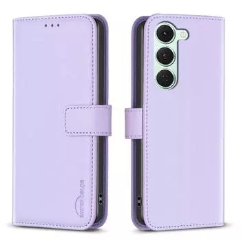 Для TECNO Spark 40 Pro 4G Чехол для телефона BINFEN COLOR BF17 Кошелек Фолио Откидная Кожаная Обложка Purple
