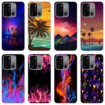 Для Tecno Spark 8C 8 C Spark8C KG5J KG5K чехол Мягкая силиконовая задняя крышка модный чехол для телефона с рисунком For Tecno Spark 8C