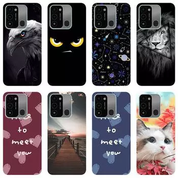 Для Tecno Spark Go 2022 SparkGo 2022 KG5 KG5H чехол Мягкая силиконовая задняя крышка чехол для телефона с рисунком животного For Tecno Spark Go 2022