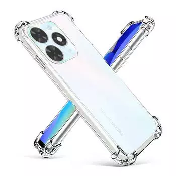 Для Tecno Spark Go 2024 Чехол Прозрачный Противоударный Силиконовый Мягкий Чехол Чехлы Для Tecno Spark Go 2024 Coque Spark Go 2024 Funda Shell For TecnoSparkGo2024