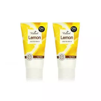 Для тела Натуральная очищающая пенка с лимоном 120г*2шт/4шт 2Pcs