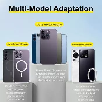 Для TELESIN Magnetic Selfie Stick Tripod с пультом дистанционного управления для мобильного телефона для iPhone 14 13 12 Pro Max для HUAWEI XIAOMI SAMSUNG