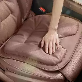 Для Tesla Car Cushion Seat Cushion Backrest One Piece Nappa Leather Breathable Velvet Four Season Universal Auto Interior