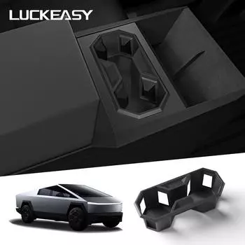 Для Tesla Cybertruck 2025 держатель для стакана центральный пульт управления держатель для напитков силиконовый ящик для хранения стакана для воды аксессуары для салона автомобиля