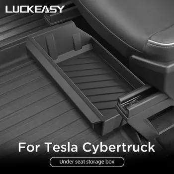 для Tesla Cybertruck ящик для хранения под сиденьем автомобильные аксессуары ящик типа органайзер для хранения переднее сиденье нижний ящик чехол 2025-2025