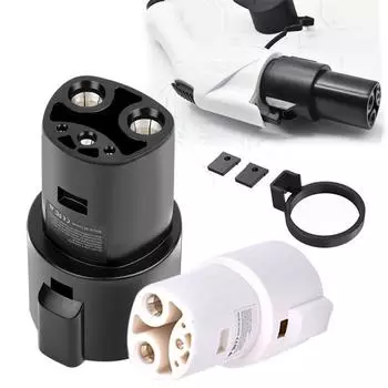 Для Tesla EV зарядное устройство адаптер для зарядки электромобиля разъем для Tesla Model XY 3 S SAE J1772 Type 1 к адаптеру для Tesla EVSE