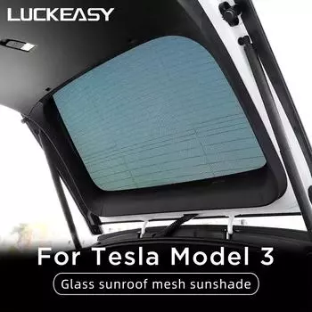 Для Tesla Model3 2017-2023Обновленные солнцезащитные козырьки на стеклянную крышу, солнцезащитный козырек Model3, передний и задний люк на крыше, лобовое стекло, слепое затенение Triangular window