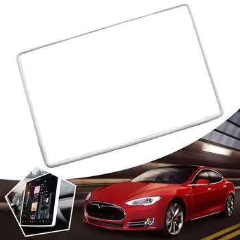 Для Tesla Model3/Y Центральный экран навигации управления силиконовая защитная рамка дисплей чехол модификация аксессуары автомобиль X6H1