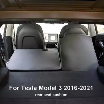 Для Tesla Model 3 2016-2024 Model Y водонепроницаемая и антигрязезащитная накладка для заднего сиденья аксессуары для украшения интерьера