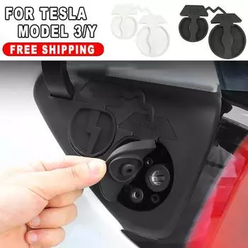 Для Tesla Model 3 2017 - 2020 Model Y силиконовый автомобильный порт зарядки водонепроницаемый чехол отверстие для зарядного устройства пылезащитный чехол CCS EU