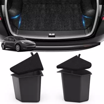 Для Tesla Model 3 2024 автомобильный ящик для хранения органайзер для багажника автомобиля автомобильный ящик для хранения на задней двери аксессуары для салона автомобиля