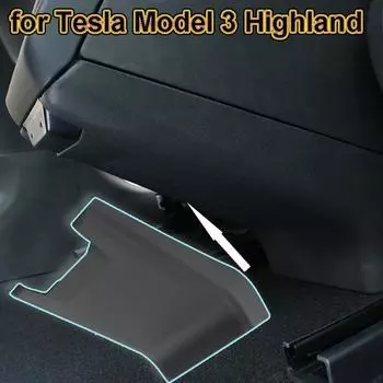для Tesla Model 3 Highland 2024 Аксессуары для интерьера Защитный чехол для заднего сиденья с защитой от ударов Модернизированный модифицированный декоративный протектор