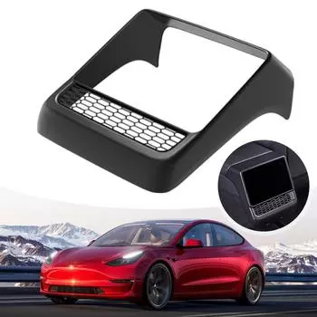 Для Tesla Model 3+ Highland 2024 Задняя крышка воздухозаборника Защитная крышка вентиляционного отверстия Антиблокировочная новая модель3 Аксессуары оранжевый