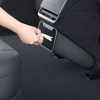 Для Tesla Model 3 Highland 2025 Автомобильный мусорный контейнер Ящик для хранения на заднем сиденье Мусорный контейнер для Tesla Model 3 Highland 2025 Аксессуары