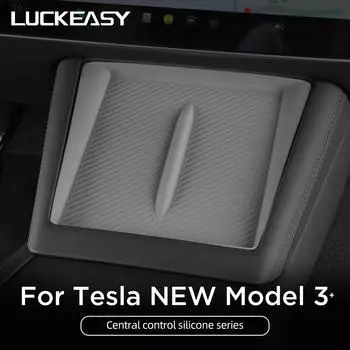 Для Tesla Model 3 Highland 2025 Беспроводная зарядная панель Центральный блок управления Подлокотник Коробка Нескользящий коврик для хранения 2025 Автомобильные аксессуары