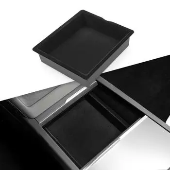 для Tesla Model 3 Highland 2025 Центральная консоль Ящик для хранения Флокирование Автомобильный центральный подлокотник Лоток Органайзер Аксессуары Уборка