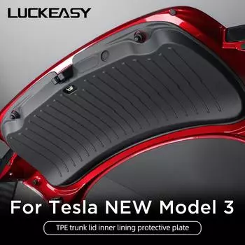 Для Tesla Model 3 Highland Car Защитная накладка на багажник багажника TPE Защитная накладка от грязи Модель 3 2025 Аксессуары