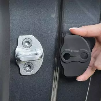 Для Tesla Model 3 Model Y 2016-2024 гг. Крышка дверного замка Защитная защелка Крышка дверного упора Набор из 8 шт.