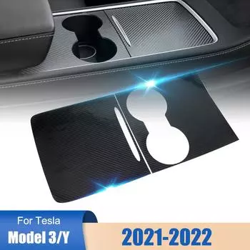 Для Tesla Model 3 Model Y 21-22 ПВХ-пленка для внутренней отделки центральной консоли, наклейка на центральную панель управления автомобиля, многофункциональный стиль