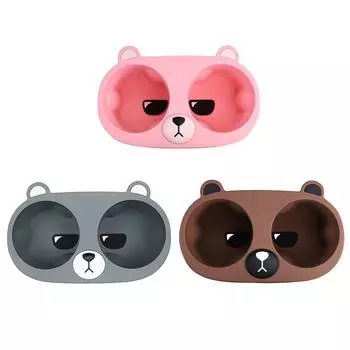 Для Tesla Model 3 Model Y Центральный пульт управления держатель для стакана воды мультяшный медведь держатель для бутылки с напитком автомобильный держатель для стакана автомобильные аксессуары