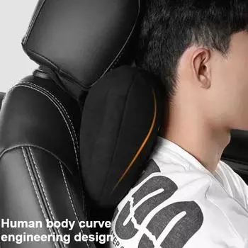 Для Tesla Model 3 Model Y Подголовник для сиденья автомобиля Подушка для шеи Модель 3 YSX Мягкая Комфортная Подушка с эффектом памяти Защитный Чехол Автомобильные Аксессуары