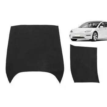 Для Tesla Model 3 Model Y задняя часть подлокотника скрывает защитную накладку от ударов боковые края защитная пленка наклейки антигрязезащитная накладка чёрный