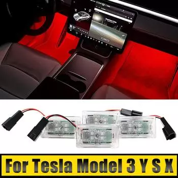 Для Tesla Model 3 Model YSX салона автомобиля подсветка для ног RGB багажного отделения автомобиля HD лампа сиденья атмосфера декоративная лампа