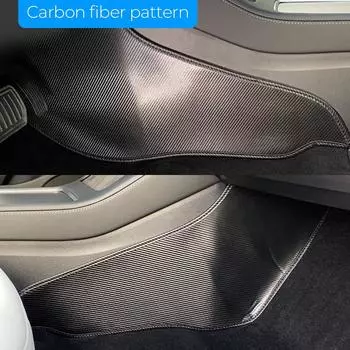 Для Tesla Model 3 противоударные коврики защитные накладки на ноги чехлы центральный пульт управления автомобиля боковая защита защитные ограждения автомобильные аксессуары чёрный