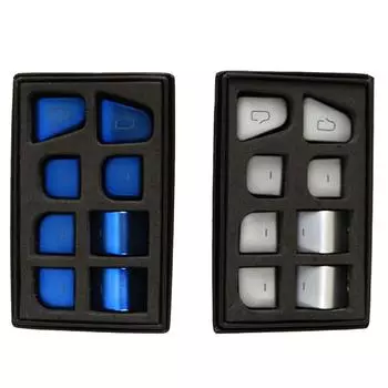 Для Tesla Model 3 Y 2024 2024 Наклейка на кнопку стеклоподъемника Кнопка стеклоподъемника Наклейка на дверную панель Отделка 11 шт.