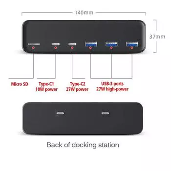 Для Tesla Model 3 Y 27 Вт быстрое зарядное устройство 6 в 2 USB-концентратор шунт интеллектуальная док-станция автомобильный адаптер питание разветвитель расширение