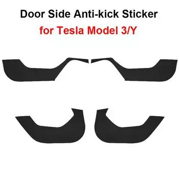 Для Tesla Model 3 Y Наклейка на боковую дверь, защитная накладка на переднее сиденье, боковая защитная накладка на сиденье, Highland New Model3 2024, аксессуары для декора