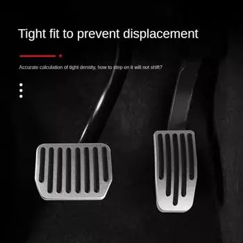 Для Tesla Model 3 Y Педали Чехлы Аксессуары Алюминиевый Сплав Ускоритель Газ Топливо Тормозной Подставки Накладки Коврик красный