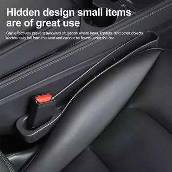 Для Tesla Model 3/Y ящик для хранения на боковом сиденье автомобиля салон автомобиля анти-падение зазор заполнитель сиденья TPE органайзер для модели 3/Y аксессуар чёрный