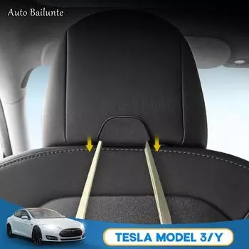 Для Tesla Model 3 Y вешалка для сиденья, крючок для продуктов, сумка для зонтика, замшевый держатель, крепление Model3, аксессуары для салона автомобиля Front seats