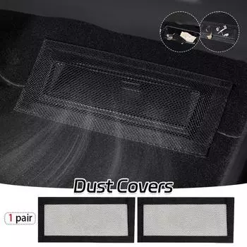Для Tesla Model 3Y воздухозаборник под сиденьем защитный чехол автомобильный вентиляционный сетчатый чехол выходной фильтр кондиционера 1 пара чёрный