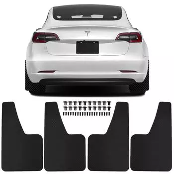 Для Tesla Model S Model 3 Model XY 2016-2022 2018 автомобильные брызговики брызговики с 4Pcs