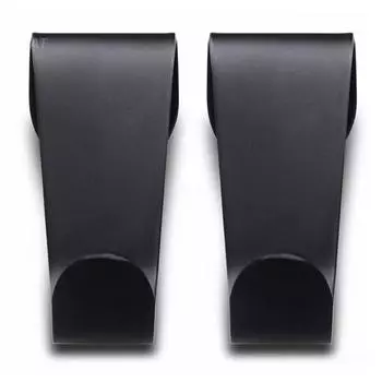 Для Tesla Model S/X Подголовник для автомобильного сиденья Крючок для сумки для продуктов Вешалка для одежды Кошелек Сумка Держатель Органайзер Клип Аксессуары для интерьера коричневый