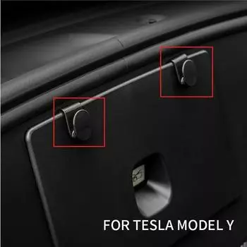 Для Tesla Model Y 2019-2022 2023 передний крючок для багажника, крючок для хранения багажника, аксессуары для салона автомобиля a pair