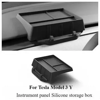 Для Tesla Model Y 2024 Автомобильный ящик для хранения приборной панели Модель 3 2024-2024 Органайзер для приборной панели Лоток для хранения автомобильных аксессуаров