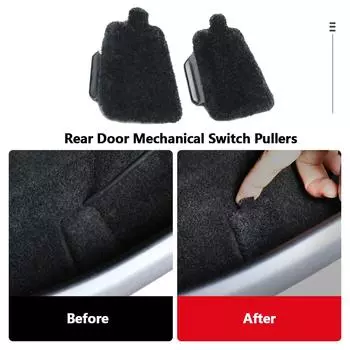 Для Tesla Model Y 2024 Аксессуары Ручка механического переключателя задней двери Кнопка аварийного съемника Модель Y Детали для модификации интерьера CHINA