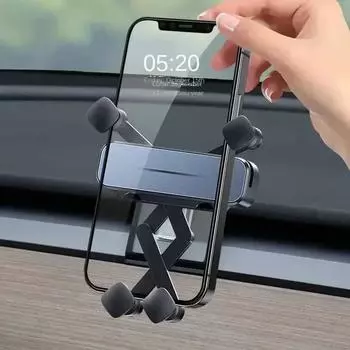 Для Tesla Model Y 2025 2025 2025 автомобильный держатель для сотового телефона воздуховыпускное отверстие защелкивающийся вентиляционный зажим держатель деревянный гравитационный кронштейн