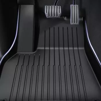 Для Tesla Model Y 2025-2025 Коврик для пола с левым и правым рулем TPE Коврик Водонепроницаемый Устойчивый к погодным условиям Подставки для ног Коврики
