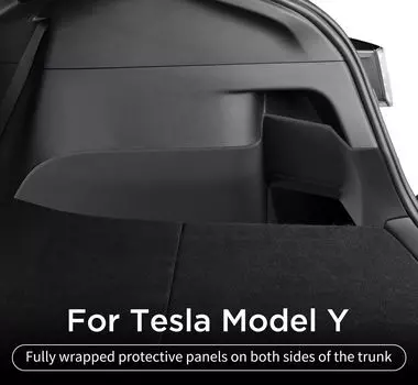 для Tesla Model Y 2025 задний багажник боковая противоударная накладка полный комплект защиты автомобильная противогрязевая накладка 4 шт аксессуары черный