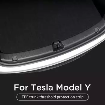 для Tesla Model Y 2025 задняя крышка багажника порог защитная накладка внутренняя задняя защитная пластина бампера накладка автомобильные аксессуары