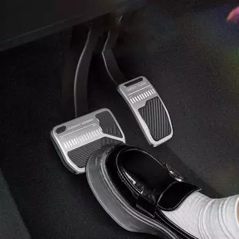 Для Tesla Model Y 3 автомобильные педали накладки на крышки новые ABS PC педаль акселератора тормоза аксессуары серебряный