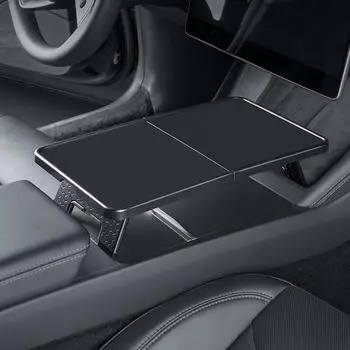 Для Tesla Model Y/3 центральный пульт управления обеденный стол автомобиль многофункциональный портативный обеденный складной столик для отдыха автомобильные аксессуары чёрный