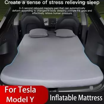 Для Tesla Model Y автомобильный воздушный матрас кемпинг надувной портативный складной специальный замшевый тканевый матрас модель Y аксессуары